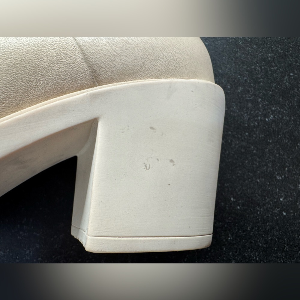 Seychelles Shining Star Cream Leather Pointed-Toe Ankle Boots Size 10 New Bootie - Picture 10 of 11